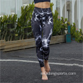 Pantalones de yoga de fitness para mujeres Leggings de yoga deportivo transpirable